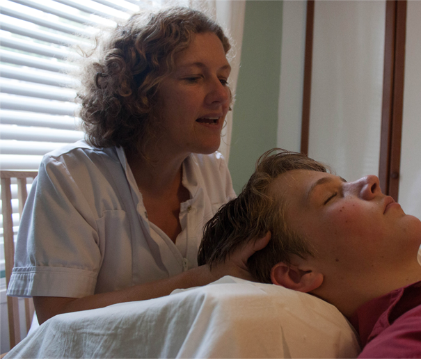 My name is Jenny Howell and I am the sole practitioner at the Heath Osteopathic Practice in Hampstead. I work from home and as such my clinic is a welcoming and relaxing place for my patients.